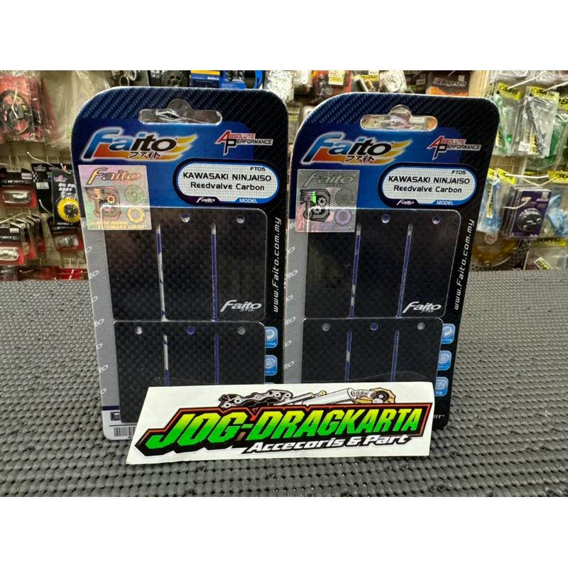 LIDAH MEMBRAN NINJA R SS RR NEW RR OLD ZX150 CBU CARBON FAITO RACING /MEMBRAN CARBON NINJA 150 FAITO