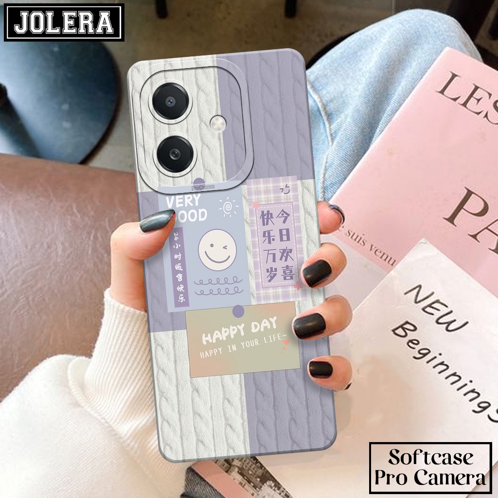 Case Hp OPPO A3 NFC Terbaru - Case Hp OPPO A3 NFC - Silikon Hp OPPO A3 NFC - Motif Cartoon Keren - C