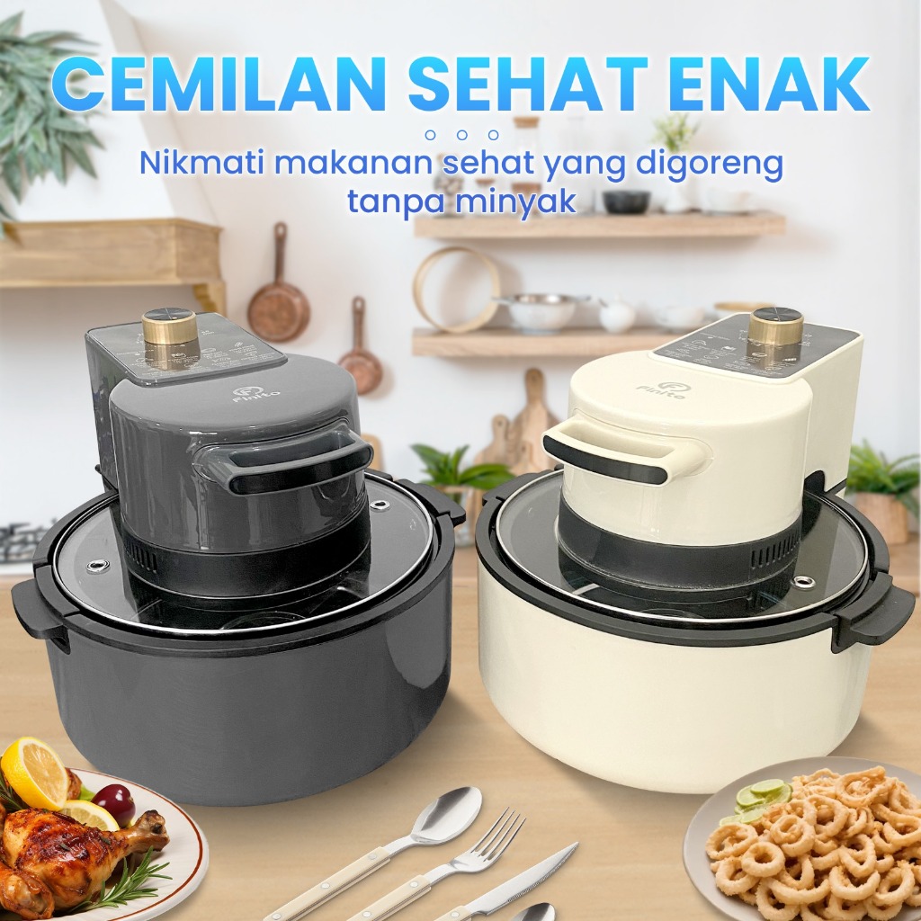 Air Fryer Finito 4L Low watt 700W Penggorengan Sehat Tanpa Minyak Anti Lengket