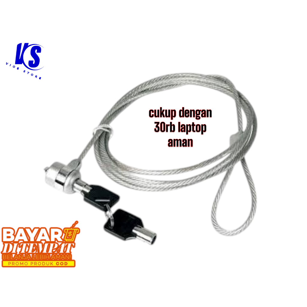 Stok Baru Kunci laptop /kunci notebook key lock