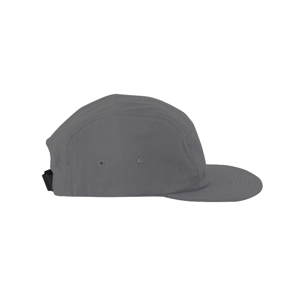 Troy Company Five Panel Grey Gruby - Topi 5 Panel Abu FPD 2918