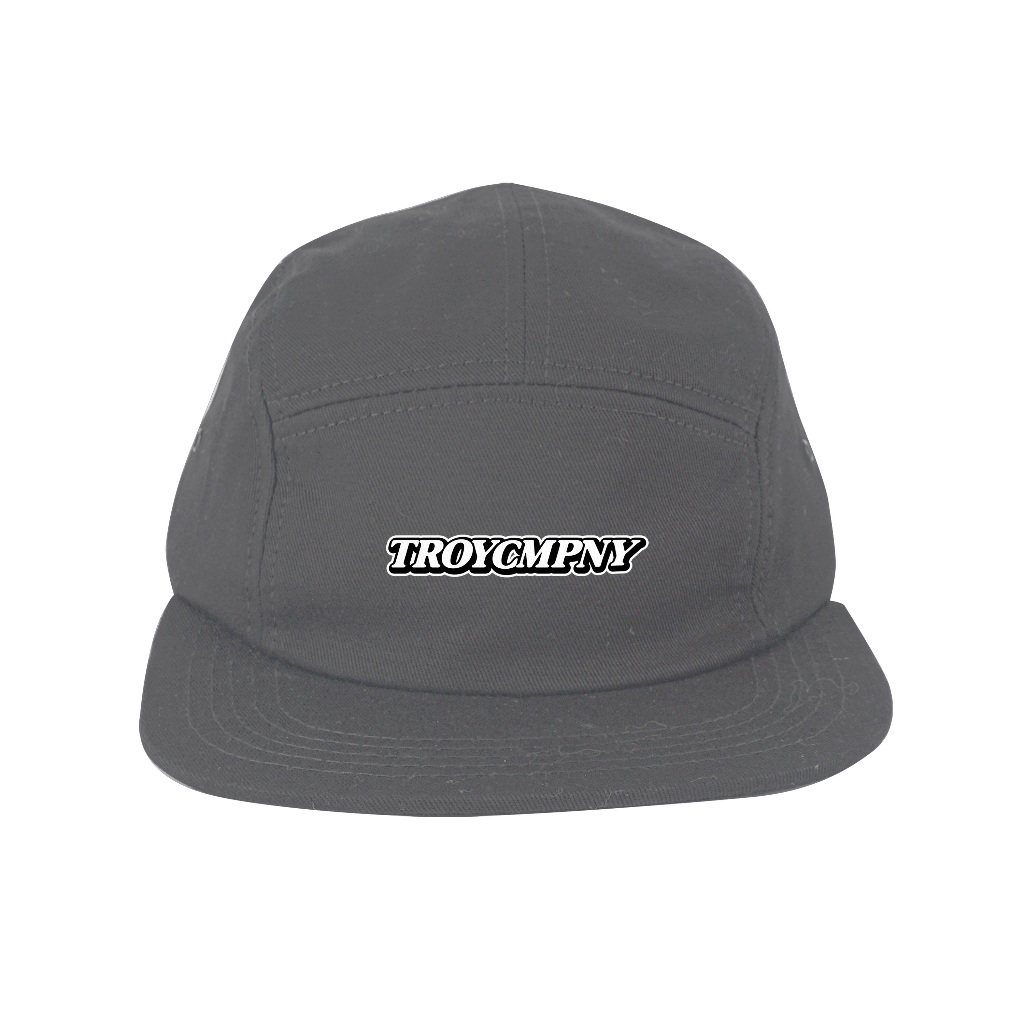 Troy Company Five Panel Grey Gruby - Topi 5 Panel Abu FPD 2918