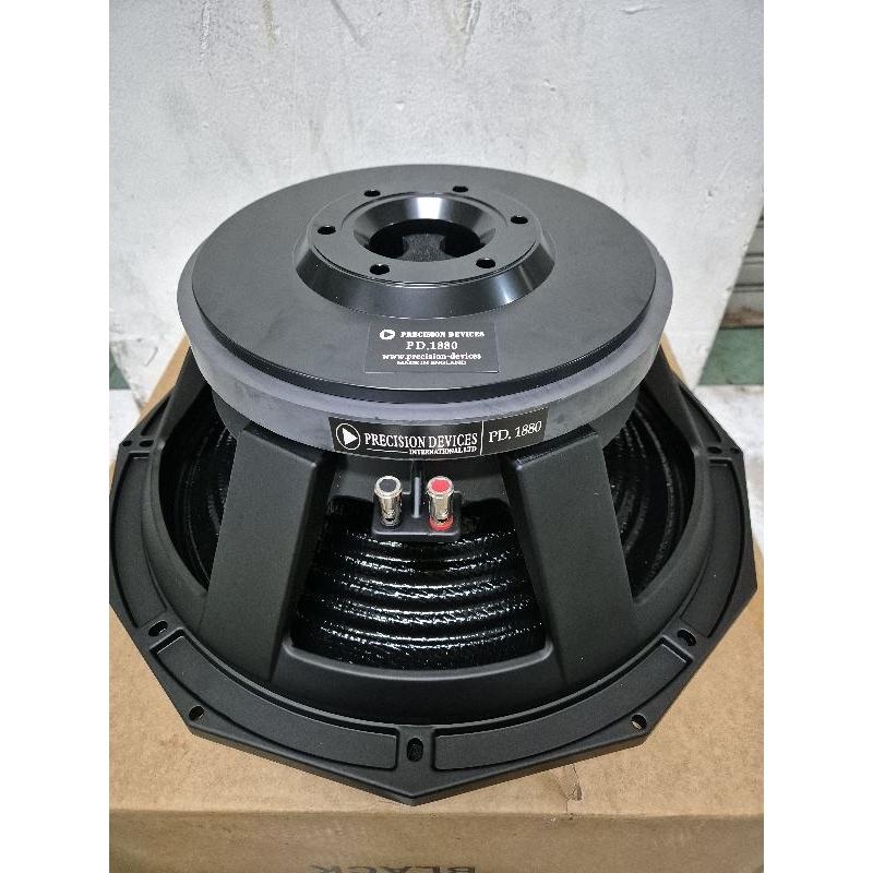 KOMPONEN SPEAKER PD1880 PD 1880 DAUN CARBON GRADE A 18 INCH SUBWOOFER