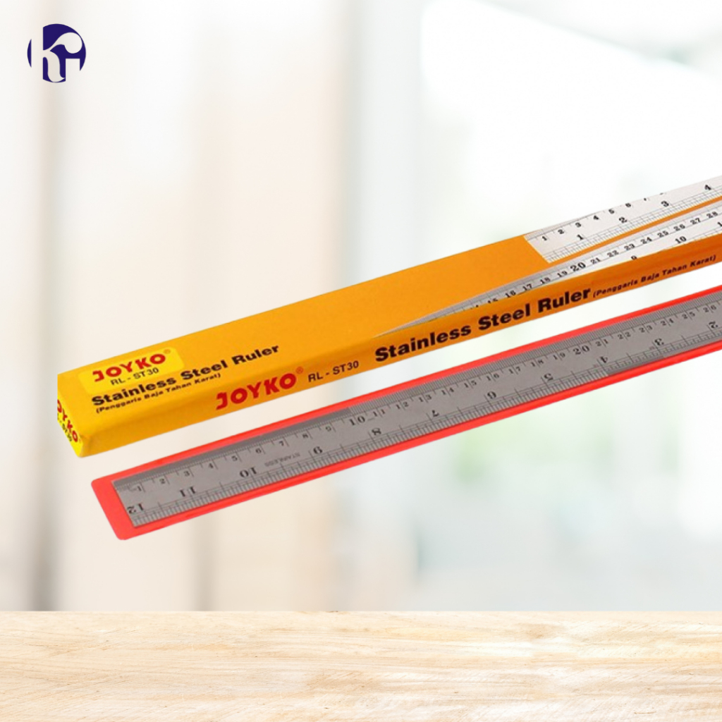 

Joyko Stainless Steel Ruler Penggaris Besi 30 cm