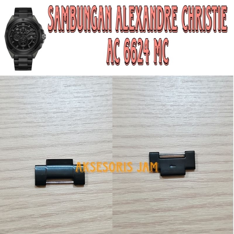 Sambungan Tali Rantai Jam Tangan Alexandre Christie AC 6624 mc
