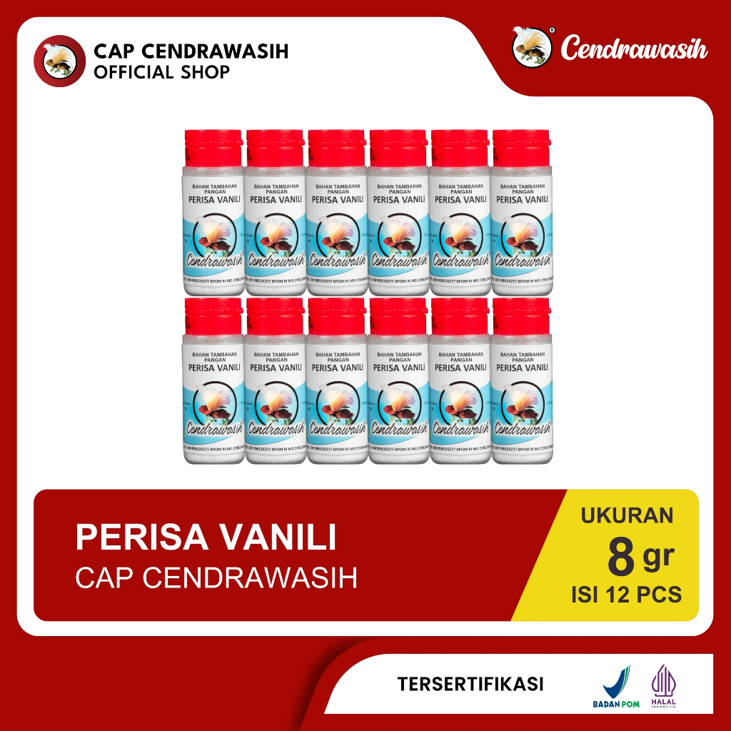 

Cap Cendrawasih Perisa Vanilli 8gr - LUSIN
