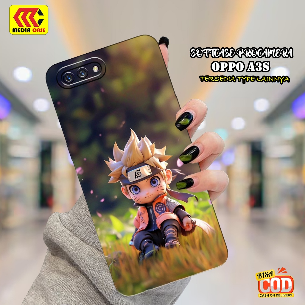 Case Hp OPPO A3S / A12E Terbaru - Motif Case NARUTO - Casing Hp OPPO A3S / A12E - Softcase Hp OPPO A