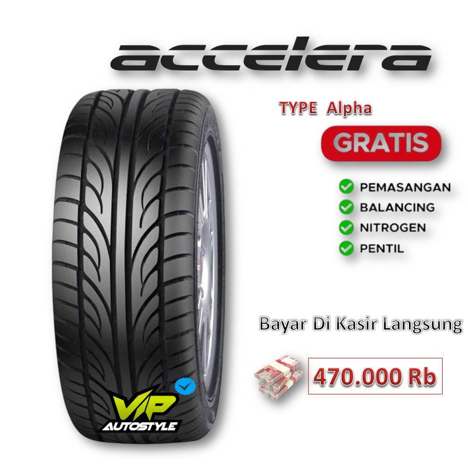 Ban Mobil Accelera Ring 13 Murah ACCELERA ALPHA 185 60 R13 - Toko Ban Spooring Jakarta