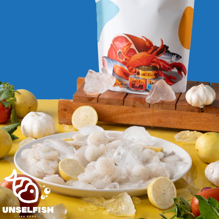 

Premium Vannamei Shrimp PND / Udang Vannamei Kupas - 500 gr