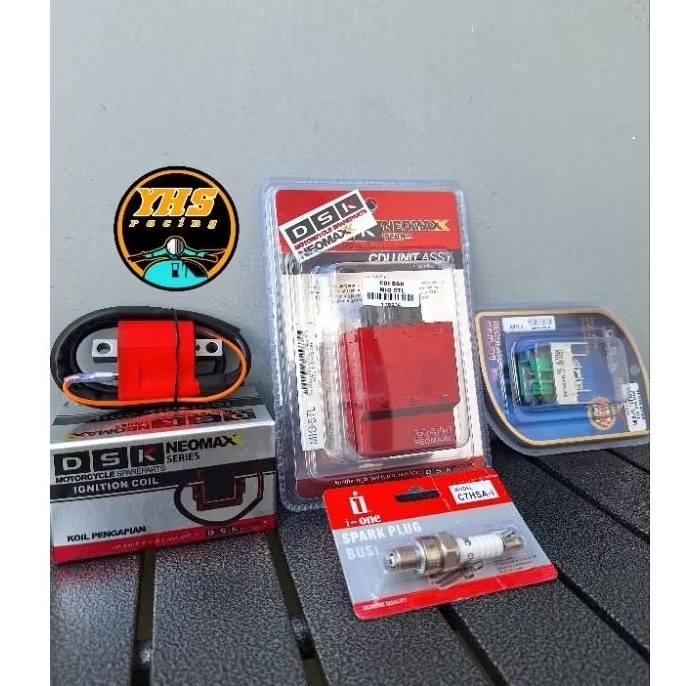 Paket Full Upgrade Cdi Koil Kiprok Busi Racing Mio Sporty Mio Soul Karbu Jupiter Z Vega R New Mio 5t
