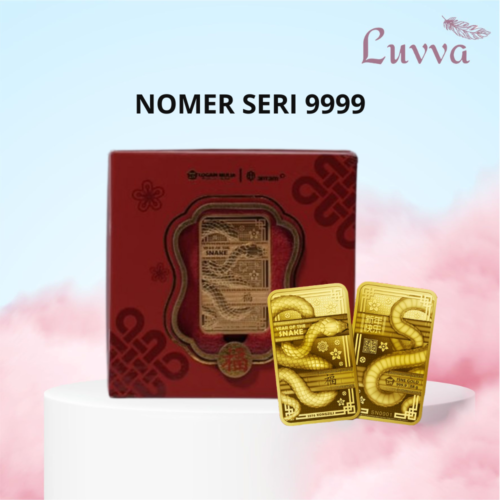 Logam Mulia Antam Press ( LM ) Edisi Imlek Ular - 88GRAM SERI CANTIK