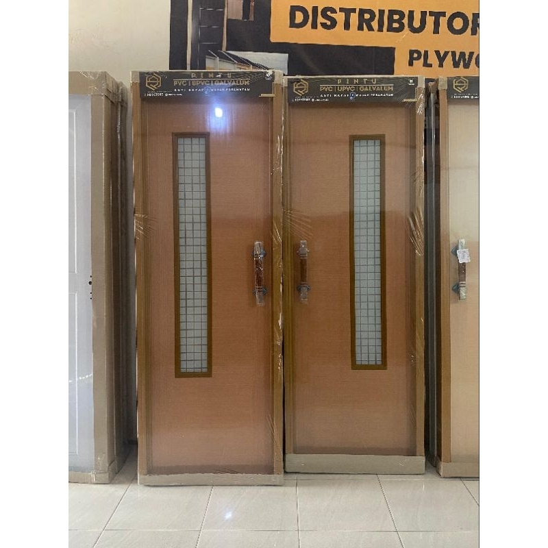 ZA. Pintu PVC Kaca Es Pintu Kamar Mandi Minimalis