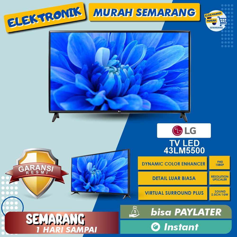 LG TV DIGITAL LED 43 inch 43LM5500 PTA / 43LM5500PTA LM550 Full HD  43 inch 43LM550 43"
