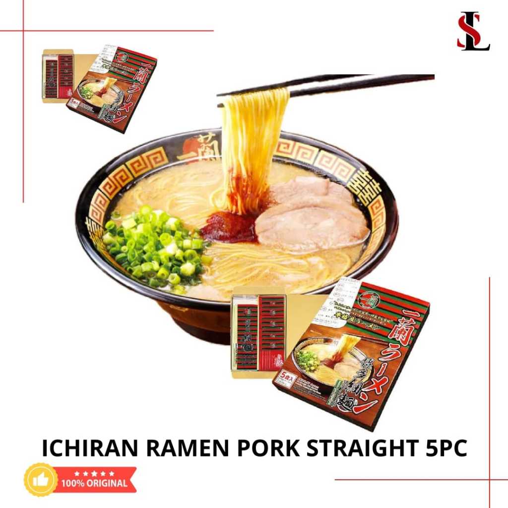 

Ichiran Ramen Pork isi 5 original Japan