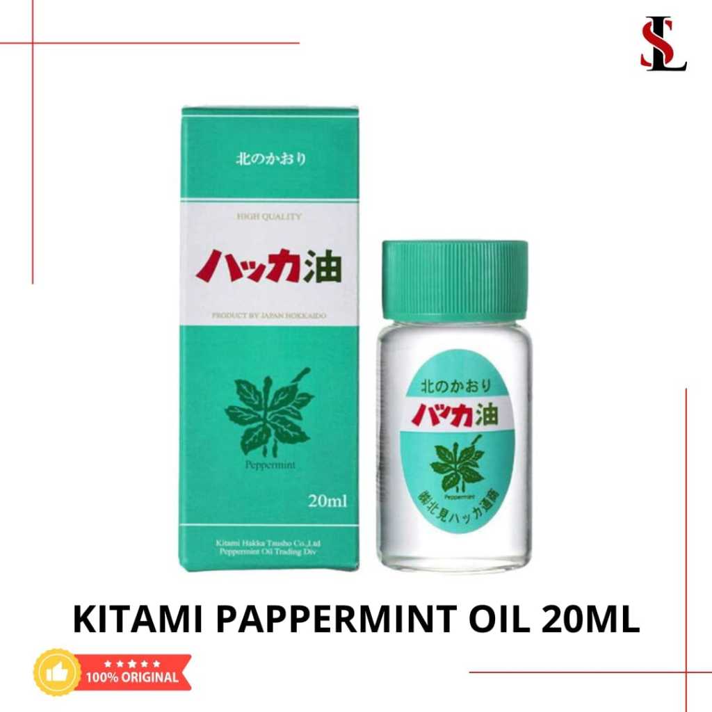 Kitami Hakka Tusho Peppermint Oil Original Jepang