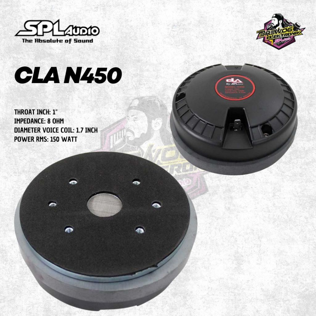 ORIGINAL PRODUK BREWOG SPL AUDIO DRIVER TWEETER CLA N450