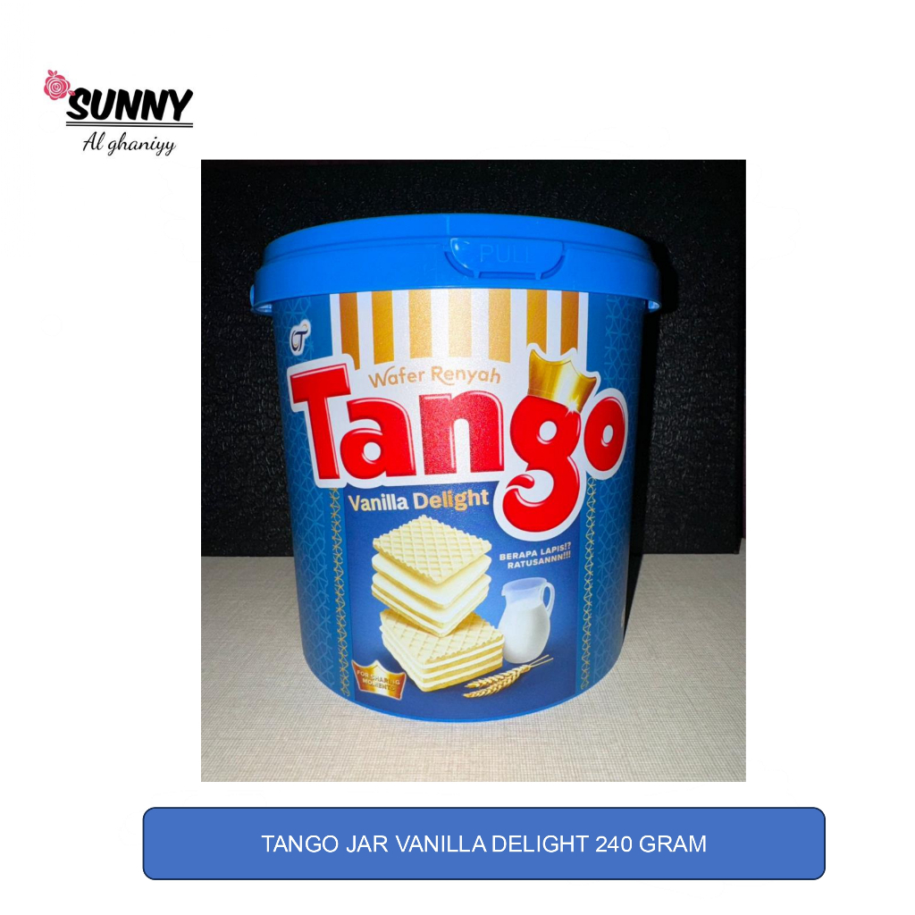 

Wafer Lebaran Tango Jar Vanilla Delight 240 Gram