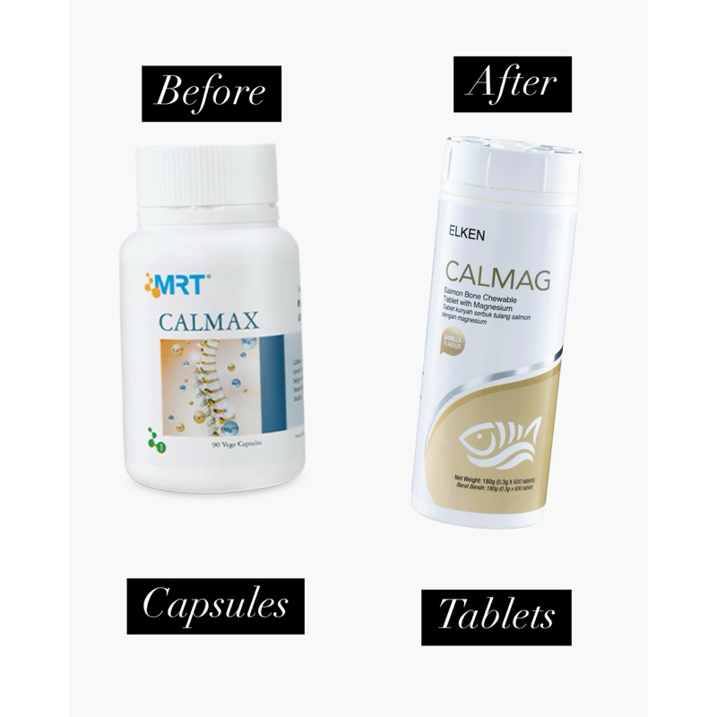 Elken Calmag 600 Tablet - Calmax Suplemen Tulang Osteoporosis