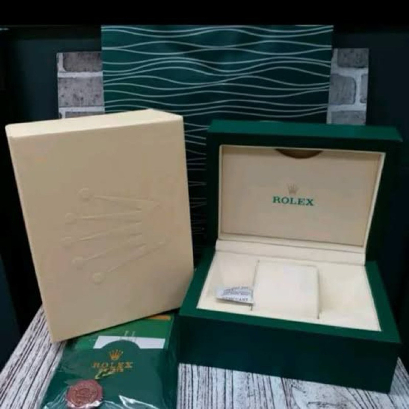 BOX JAM TANGAN MERAK ROLEX ORI FULL SET PAPERBAG