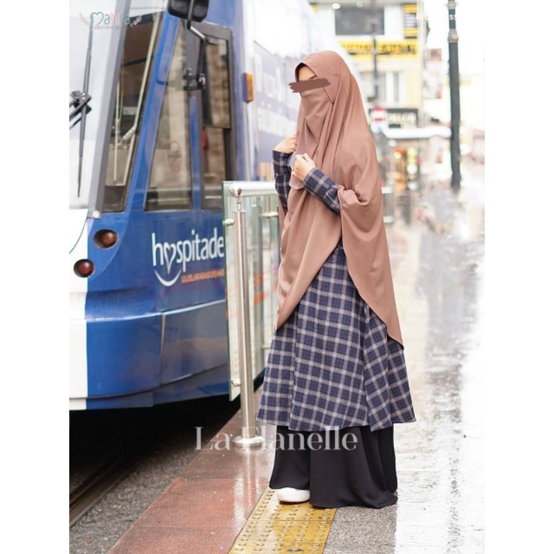 Dilovable.id | GAMIS LA FLANELLE GAMIS KOTAK - KOTAK GAMIS REMAJA TUNIK DEWASA GAMIS LEBARAN BY. MAH