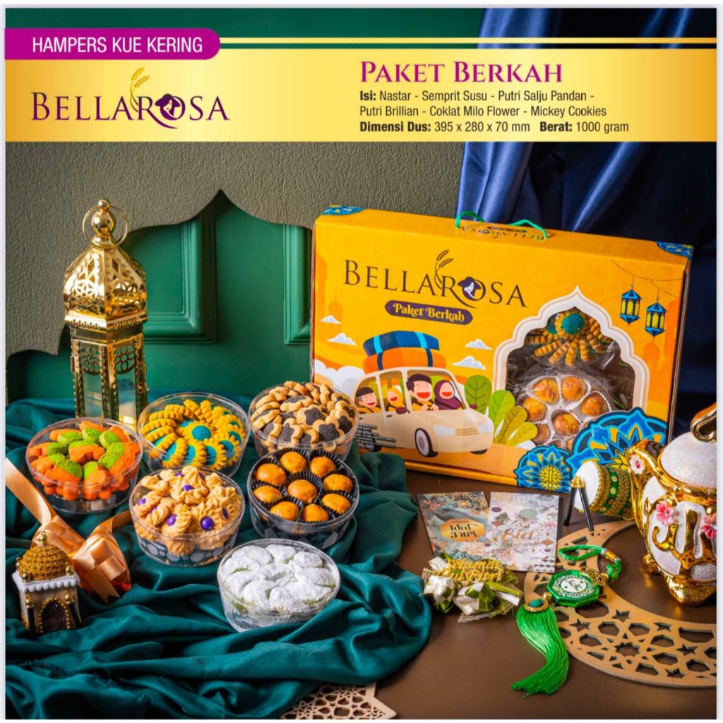 

Hampers/Parcel Paket Lebaran Produk Bellarosa Kue Kering
