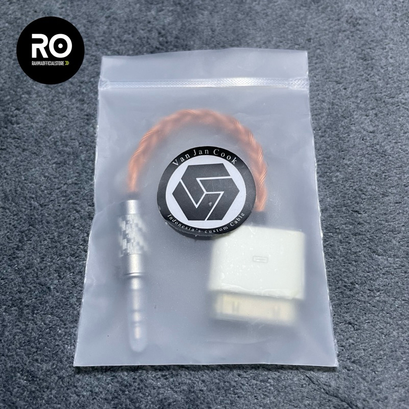 Line Out Dock LOD Iphone Ipod 30 PIN VJC jack 3.5 Carbon