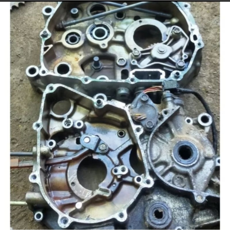 krengkes supra x 125 - karisma crankcase kalter rengkes kanan kiri original
