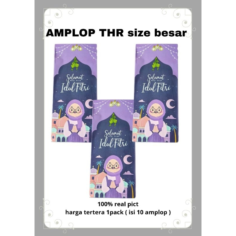 

AMPLOP THR 1PAK (10LEMBAR) SIZE PANJANG