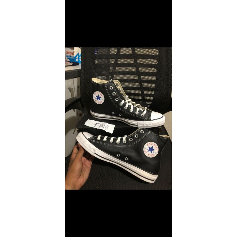 Converse CT High Leather Black white