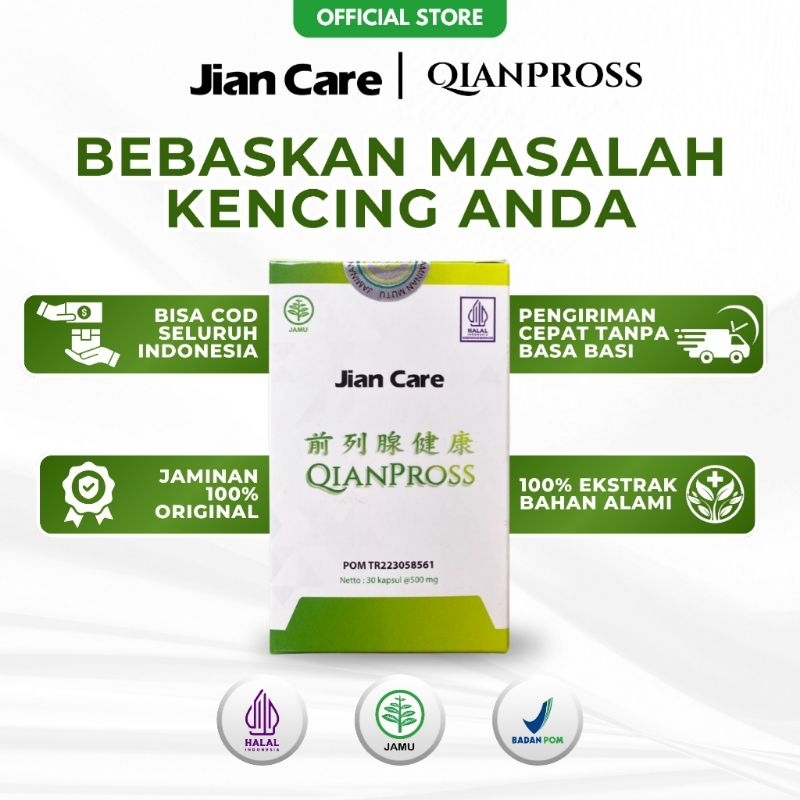 Jian Care Qianpross - Obat Herbal Untuk Meredakan Sering Kencing Prostat ISK