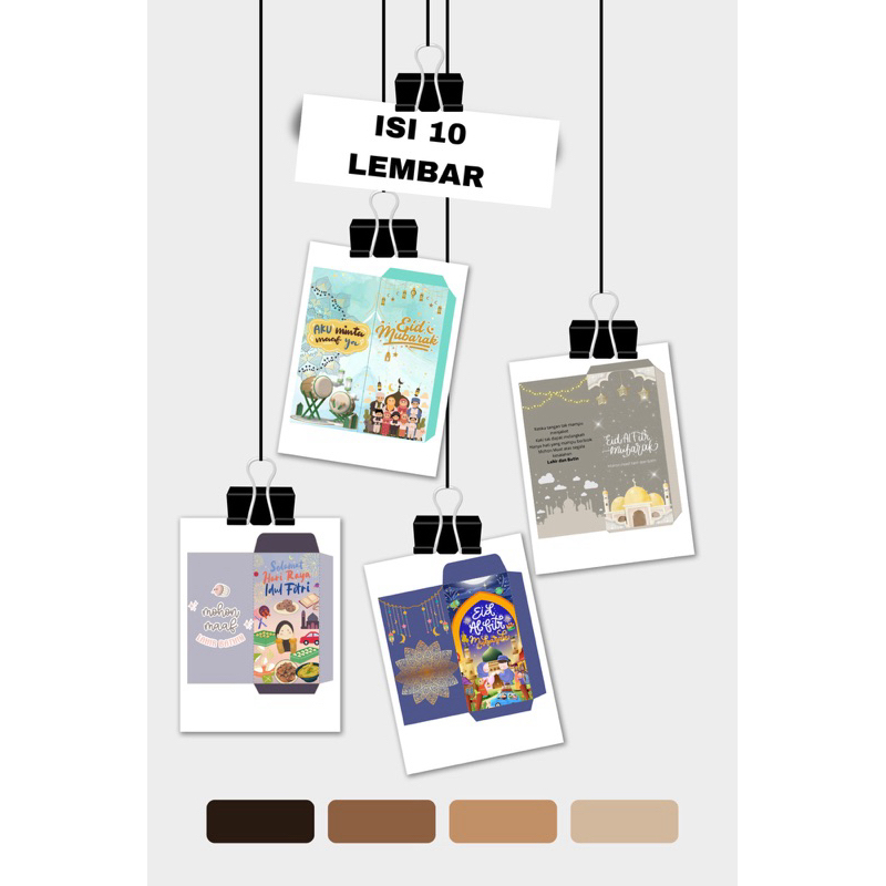 

( 1 pack Isi 10 ) Amplop Lebaran Idul Fitri 1 Pack Isi 10