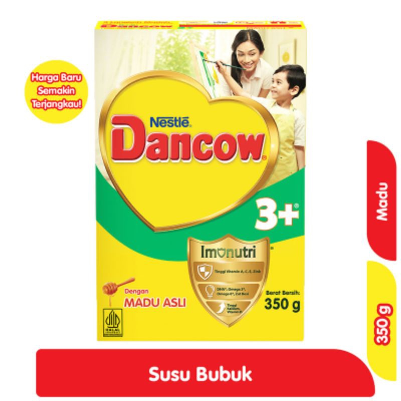 

Nestle Dancow 3+ Imunutri Susu Bubuk Pertumbuhan Anak 3-5 tahun Madu 350 g