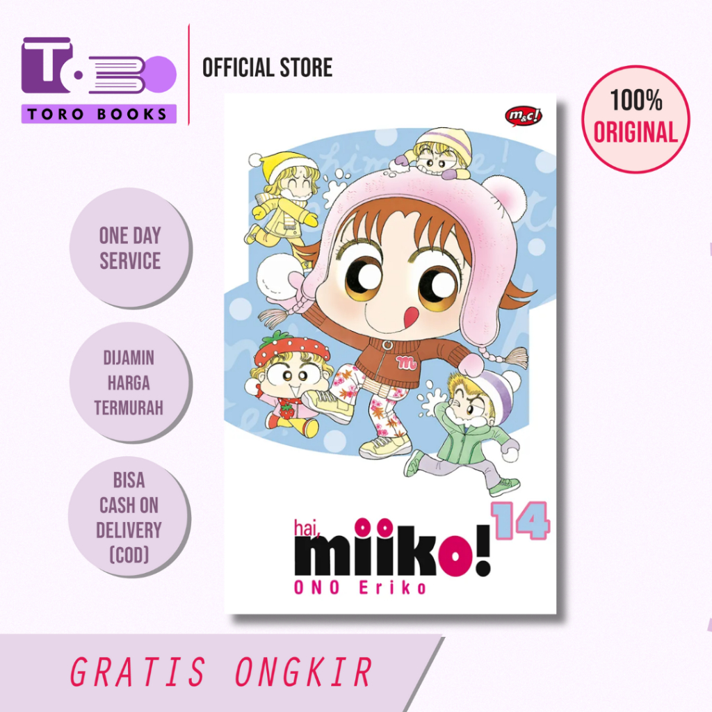 Komik seri : HAI, MIIKO 14 - BOOKPAPER