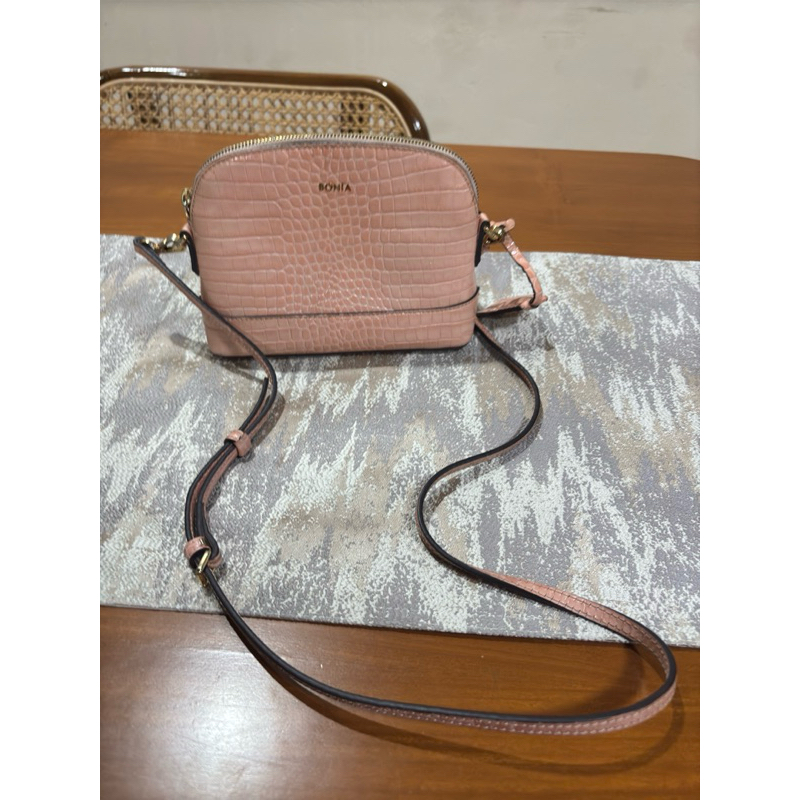 TAS BONIA PINK CROCO