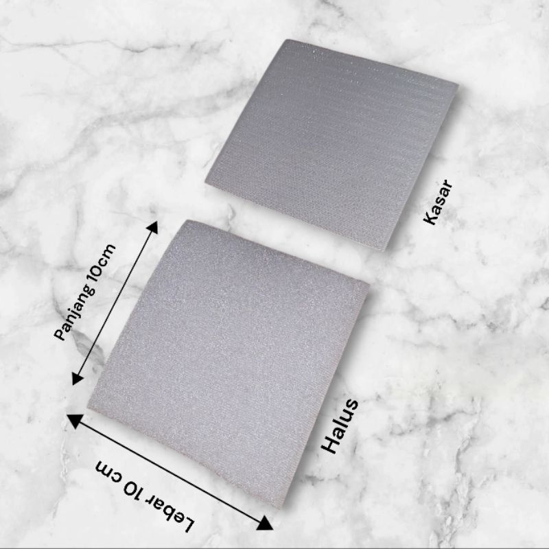 Velcro Perekat satu set kasar dan halus L10cm x P10cm