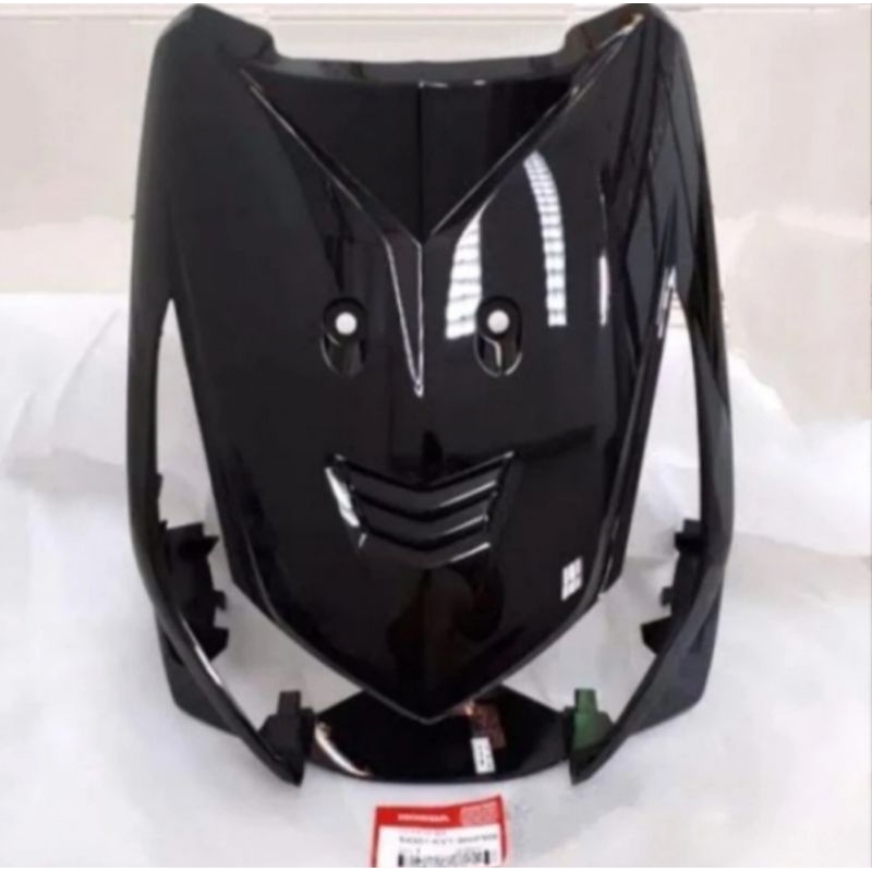 tameng dada depan body depan beat karbu warna hitam original baru AHM