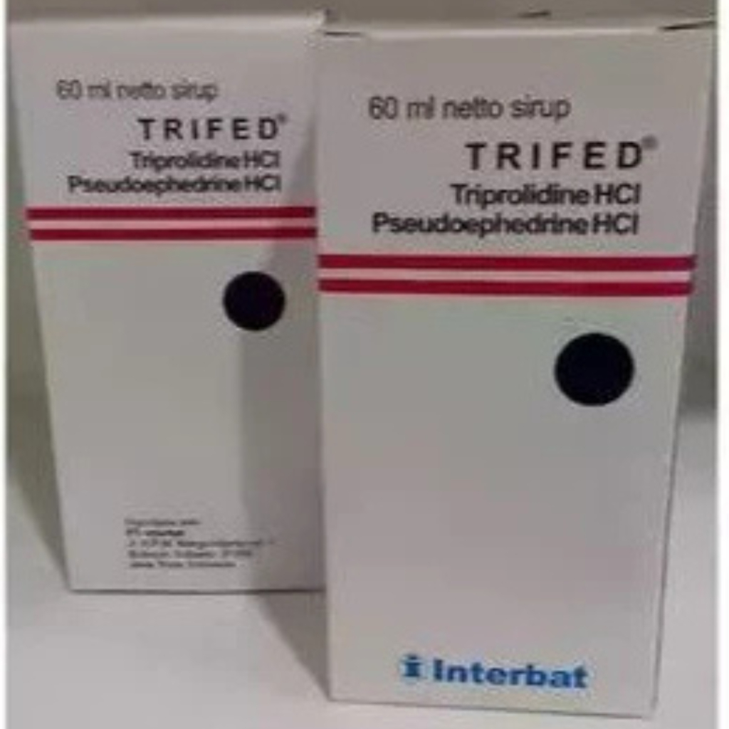 Trifed, Trifed Sirup, Trifed Syrup Obat Pilek, Obat Alergi , Trifed Obat Flu, Trifed Sirup 60 ml