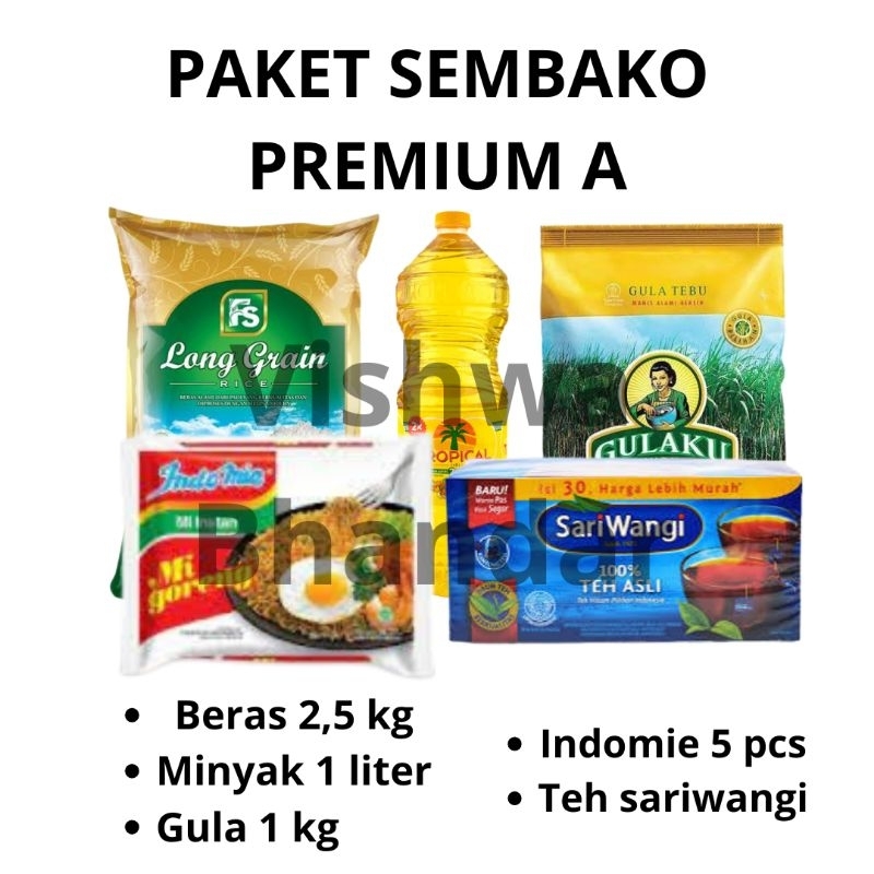 

PROMO!!! PAKET SEMBAKO PREMIUM A - SEMBAKO MURAH