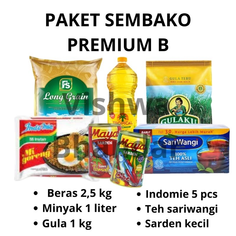

PROMO!!! PAKET SEMBAKO PREMIUM B - SEMBAKO MURAH