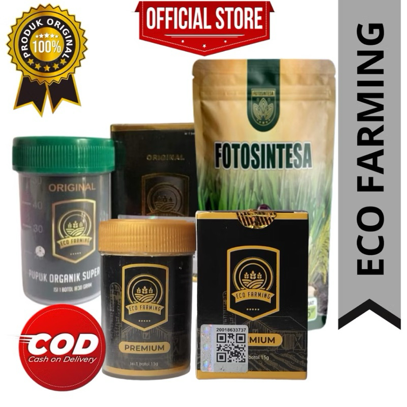PUPUK ORGANIK ECO FARMING ORIGINAL 100% PUPUK ORGANIK PELEBAT BUAH