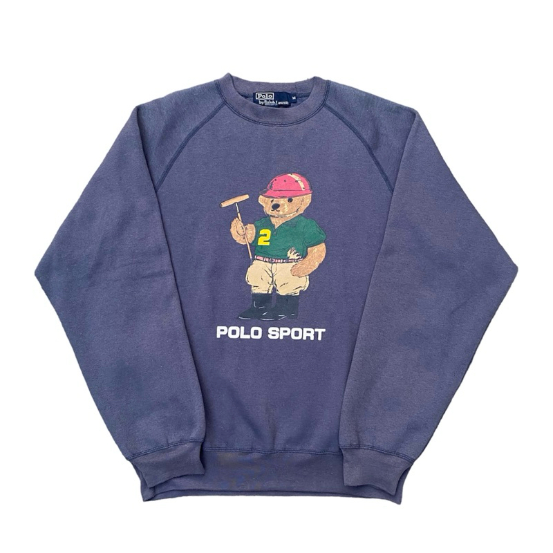 vintage 90s polo bear polo sport - size M
