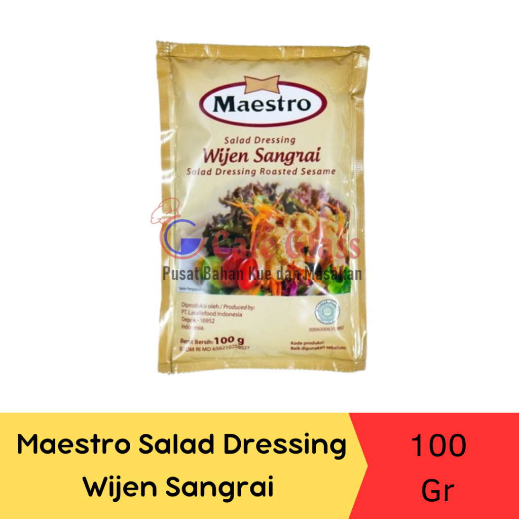 

Salad Dressing Wijen Sangrai Maestro / Saus Salad 100Gr