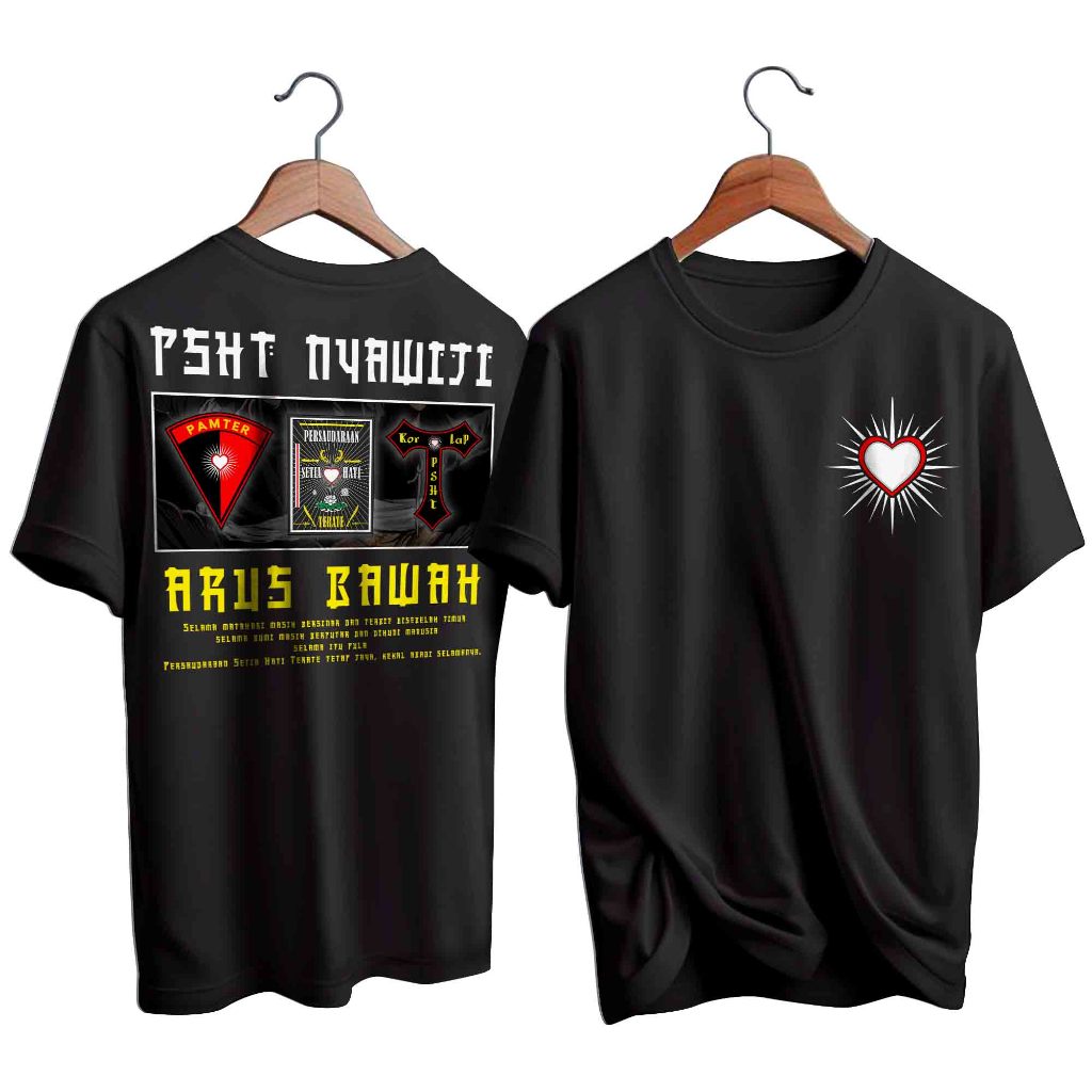 Distro Kaos PSHT ARUS BAWAH Korlap Pamshter Nyawiji Kabeh Seduluran - Kaos PSHT Terbaru SH Terate