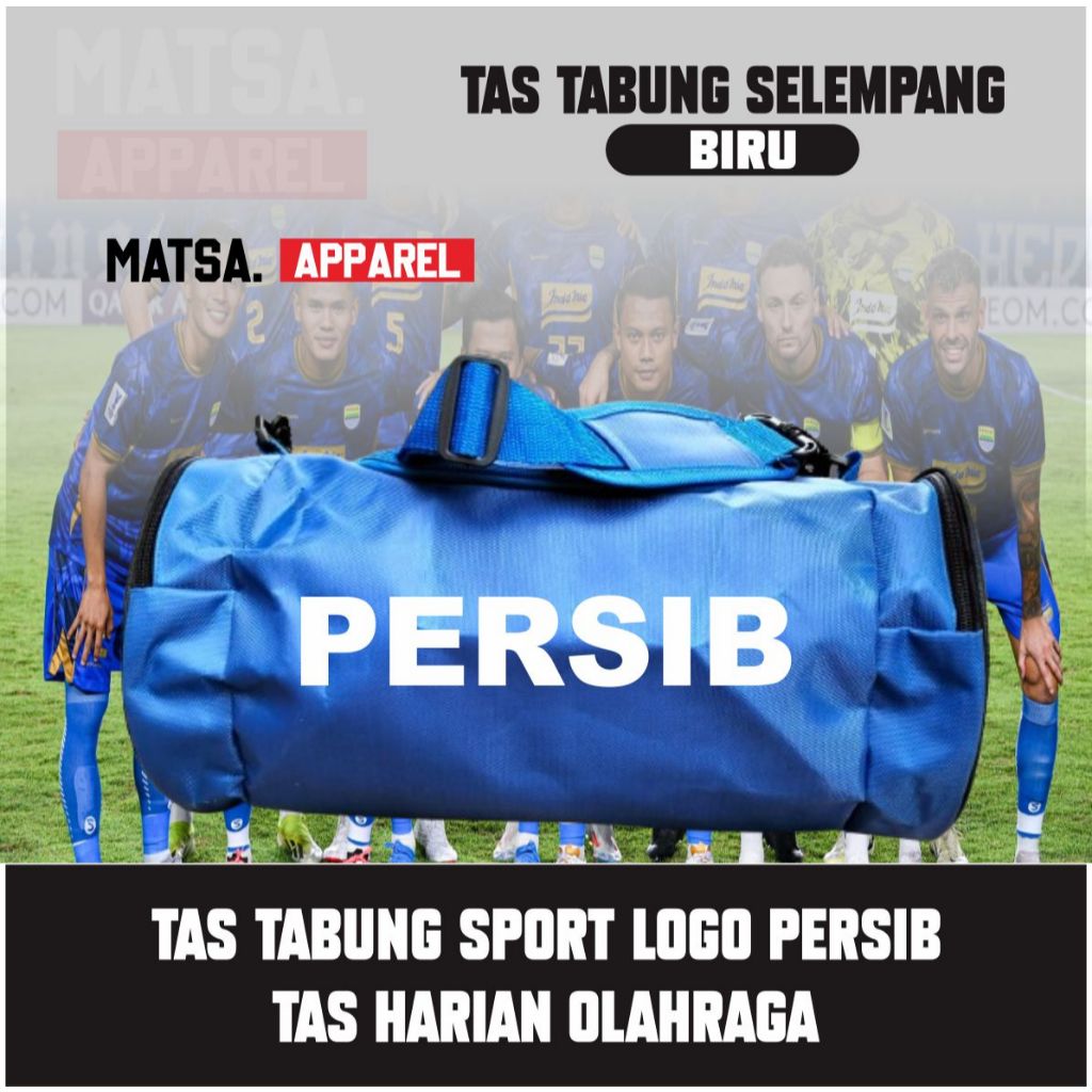 tas slempang tabung sport persib / marchandise persib / tas slempang tabung olahraga