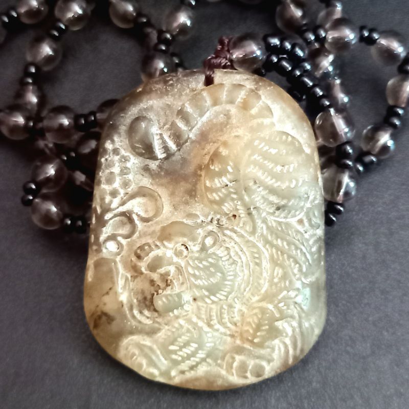 kalung giok maung macan harimau perkasa