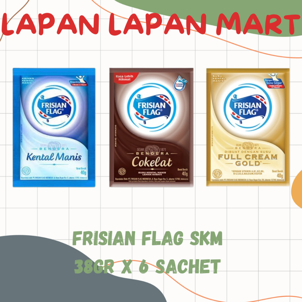 

Frisian Flag SKM 38gr x 6 Sachet