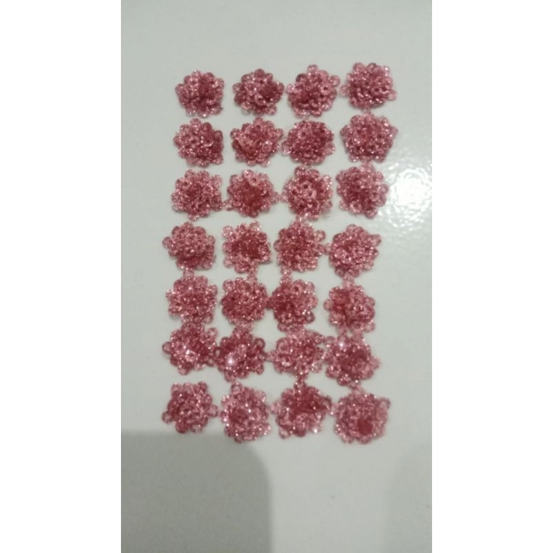 Hiasan bunga manik2 bunga cantik