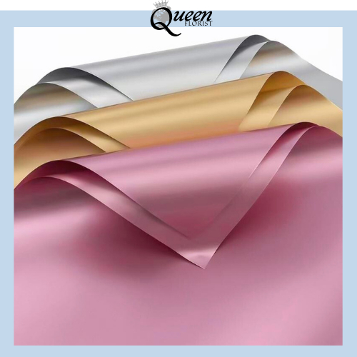 

Kertas Buket Polos Bicollor Metalic Cellophane Flower Wrapping 6103