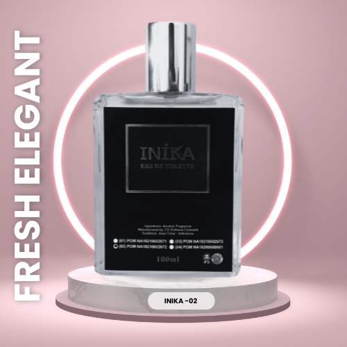 Parfum INIKA 02 Fresh Elegant Eau de toilette 100ml parfum pria wanita