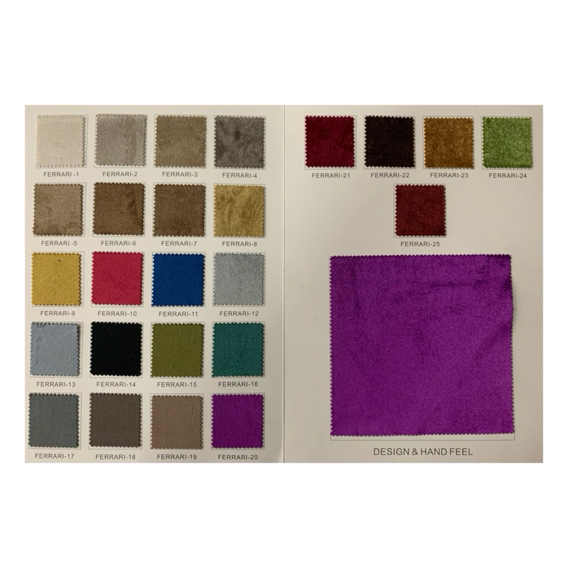 KAIN BLUDRU GLOSSY / SUEDE HALUS  - FERRARI (SOFA, JOK, KURSI)